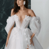 Robe de Mariage Manches 3/4 Princesse