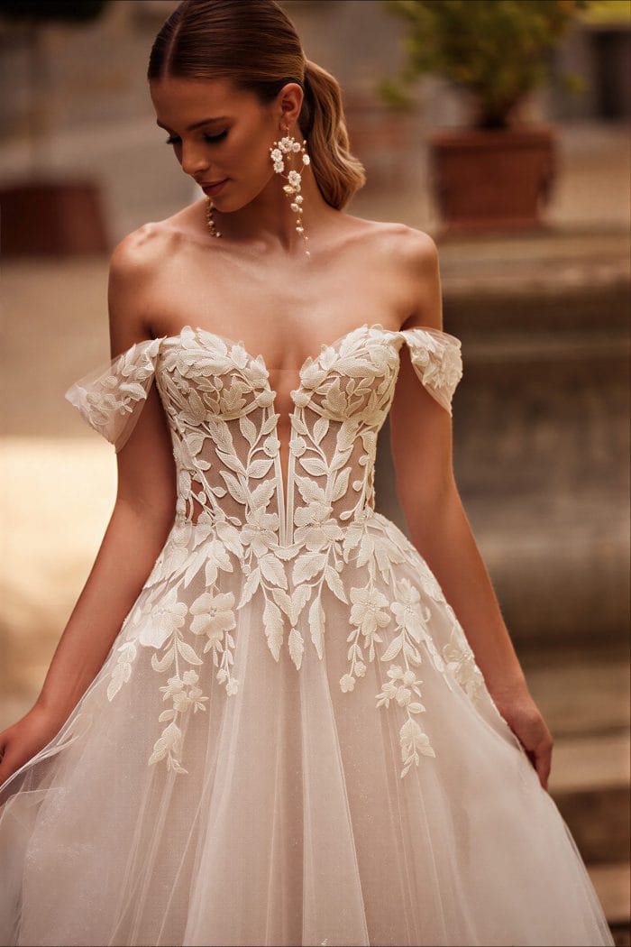 Robe de Mariée Dentelle Champêtre