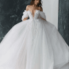 Robe de Mariée Princesse Manches 3/4