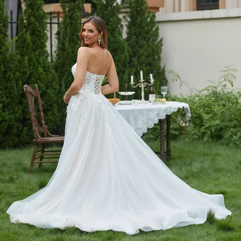 Robe de Mariée Champêtre Chic vue de dos