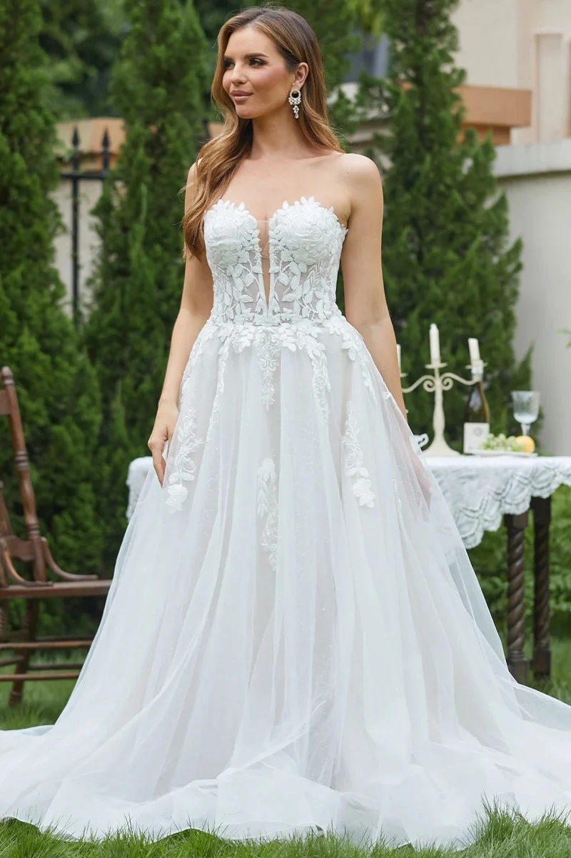 Robe de Mariée Champêtre Chic vue de face