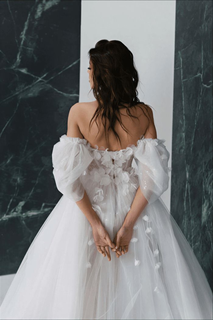 Robe Mariée Princesse Manches 3/4