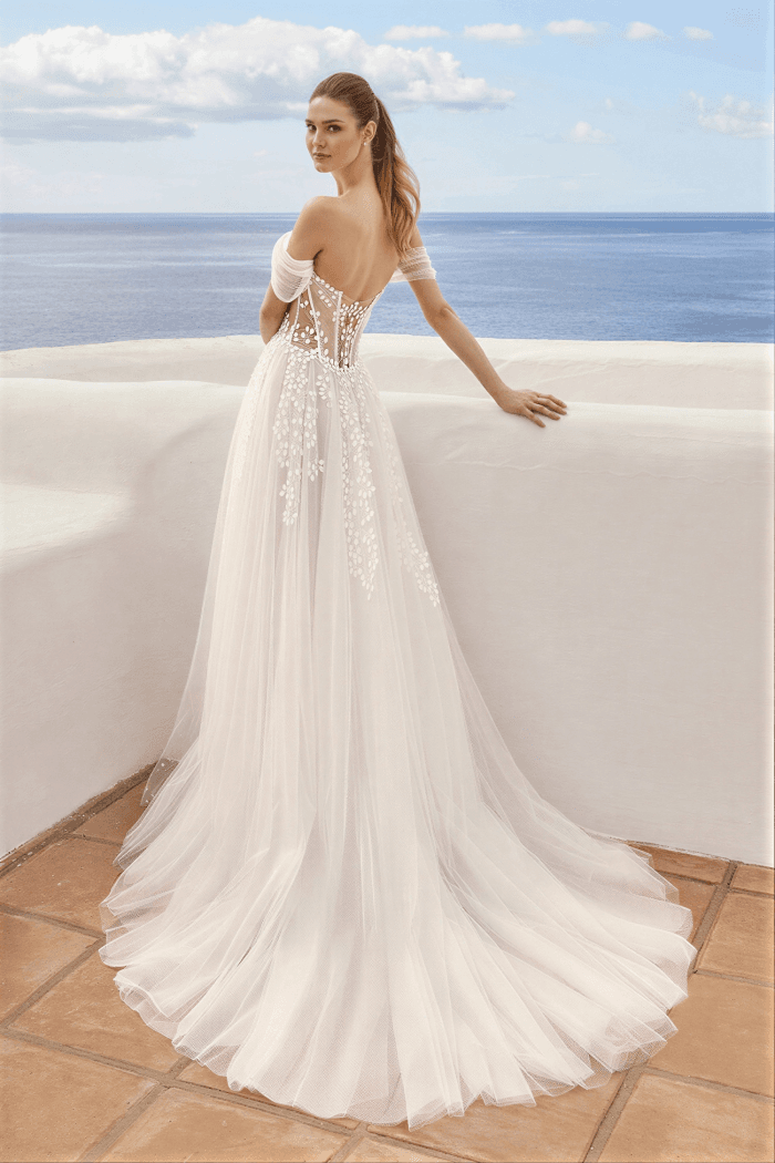 Robe de Mariage Bohème Bustier