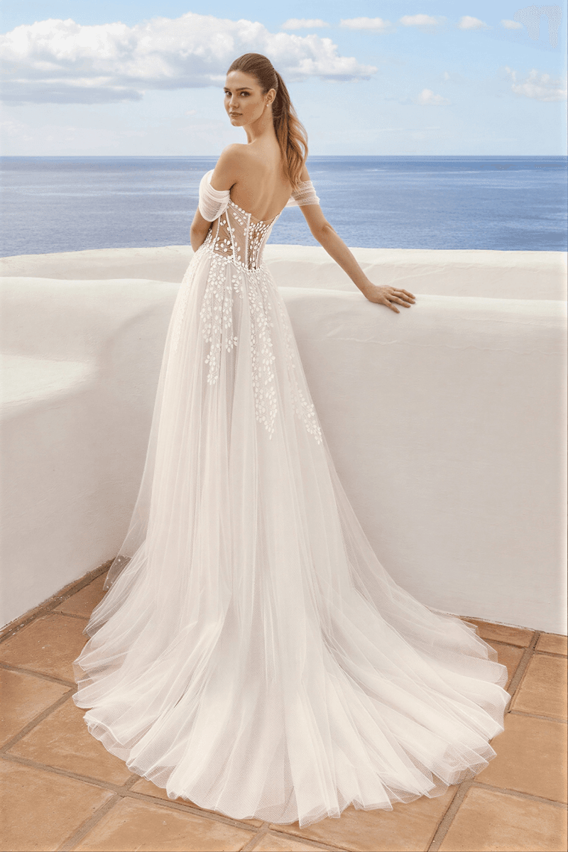Robe de Mariage Bohème Bustier