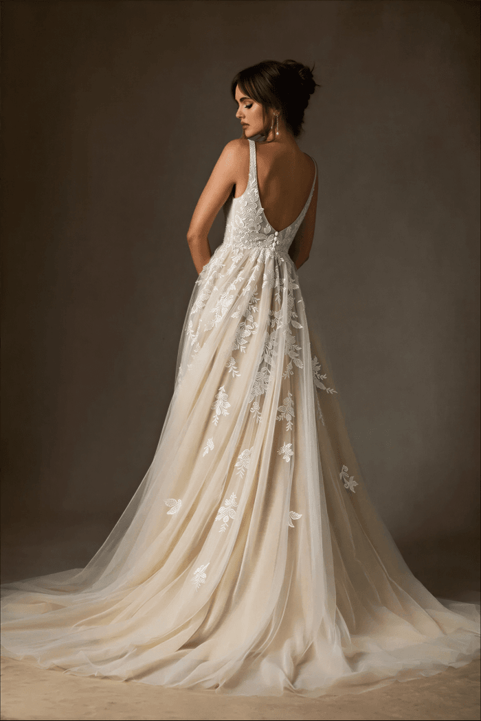 Robe de Mariage Bohème Dos Nu