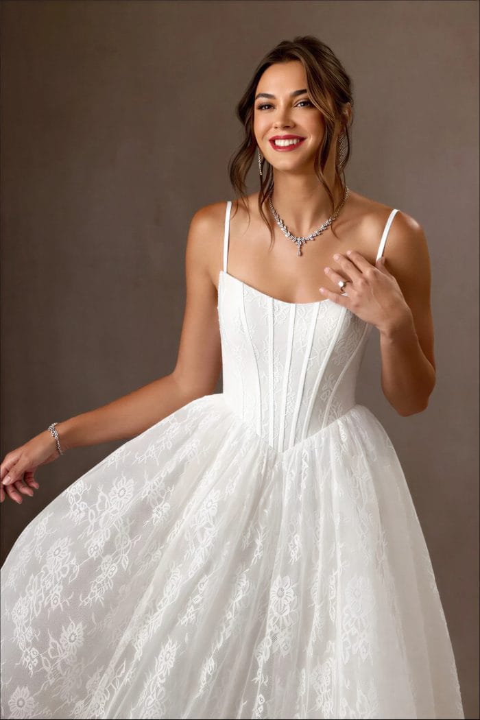 Robe de Mariage Princesse Corset