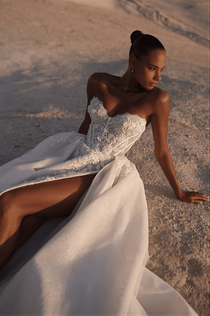 Robe de Mariage Princesse Dentelle Bustier