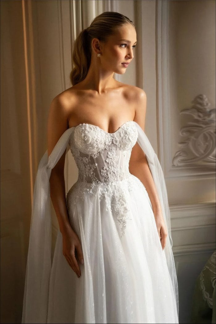 Robe de Mariage Princesse Paillette