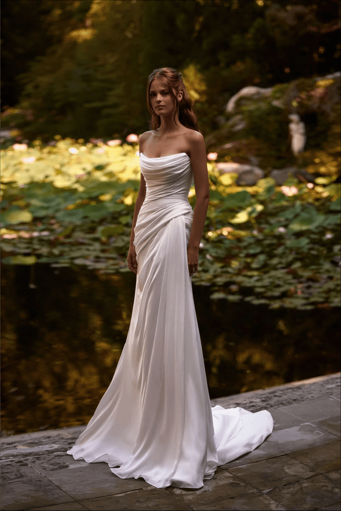 Robe de Mariage Simple et Élégante