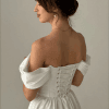 Robe de Mariage Simple Satin