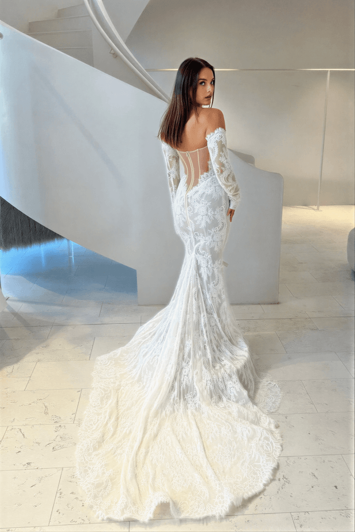 Robe de Mariage Sirène Bohème