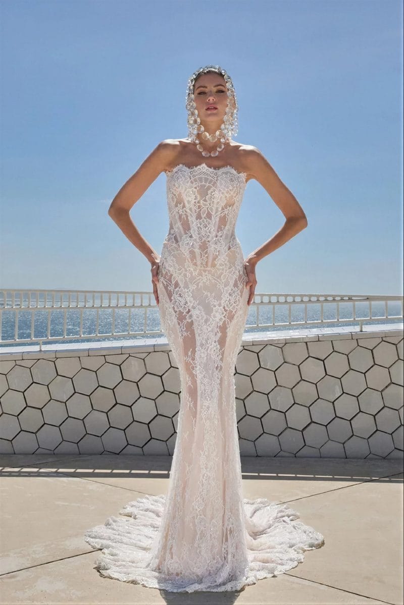Robe de Mariage Sirène Bustier