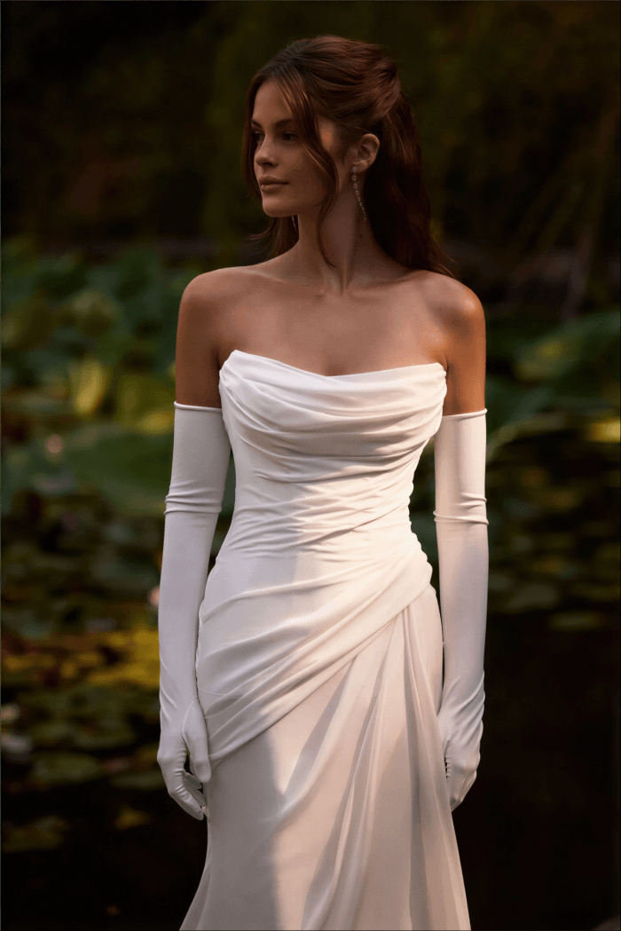 Robe de Mariée Élégante et Simple