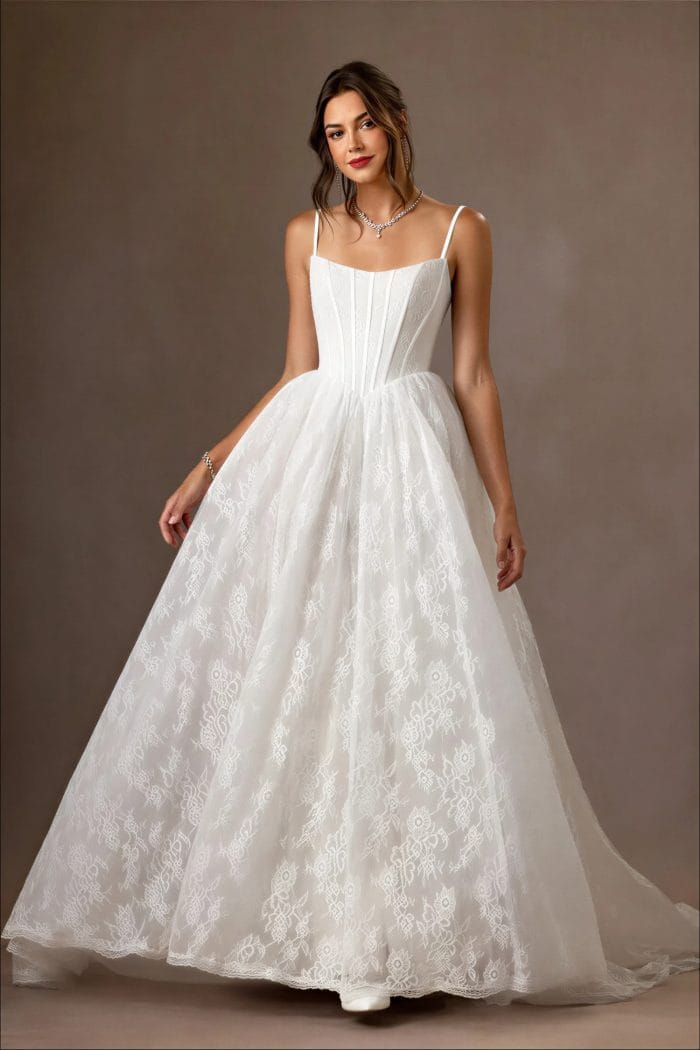 Robe de Mariée Princesse Corset