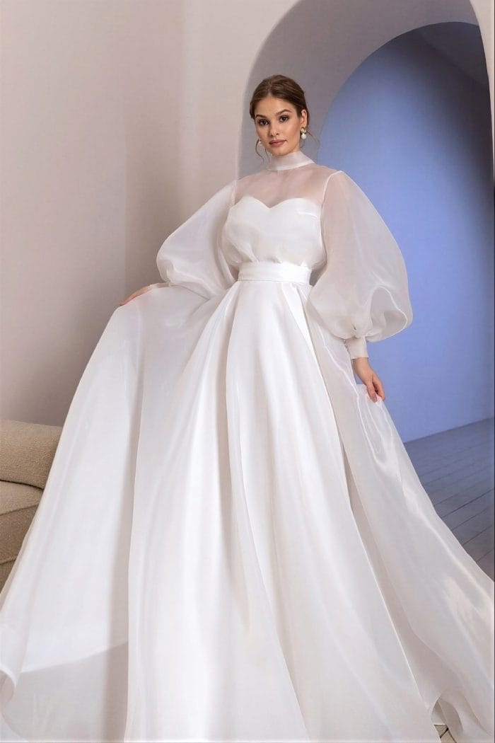 Robe de Mariée Princesse Organza