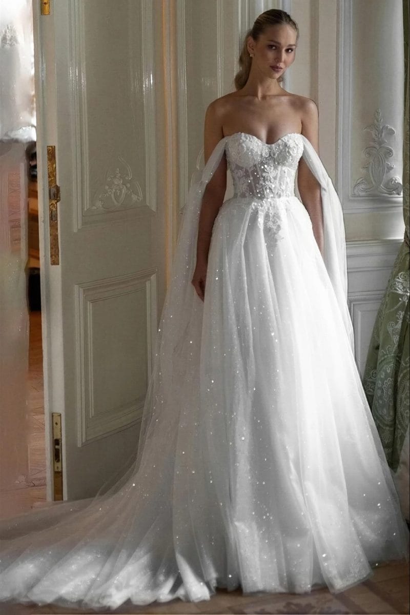 Robe de Mariée Princesse Paillette
