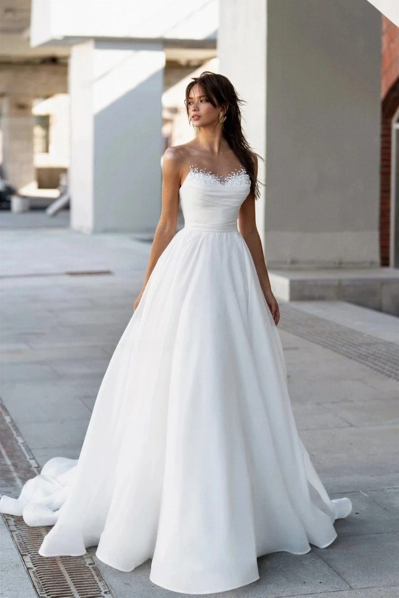 Robe de Mariée Princesse Simple