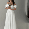 Robe de Mariée Simple Satin
