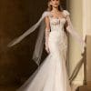 Robe de Mariée Sirène avec Jupe Amovible