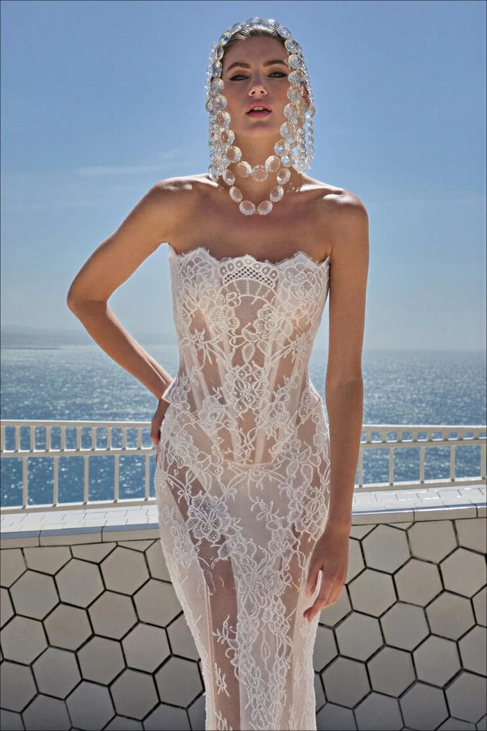 Robe de Mariée Sirène Bustier