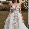 Robe de Mariée Sirène Jupe Amovible