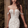 Robe de Mariée Sirène Traîne Amovible