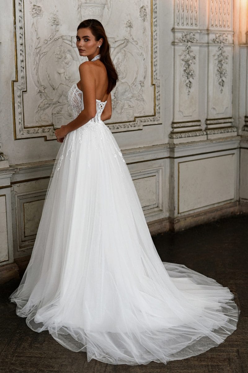 Robe de Mariage Princesse Bustier Strass