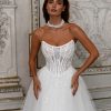 Robe de Mariée Princesse Bustier Paillette