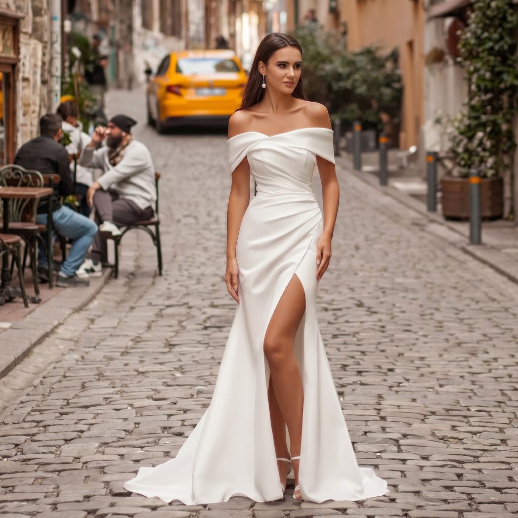 Robe de Mariée Simple et Chic